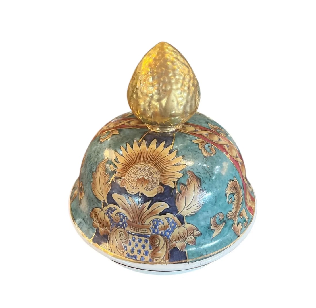 Oriental Accents Very Large Lidded Vases - A Pair - 6