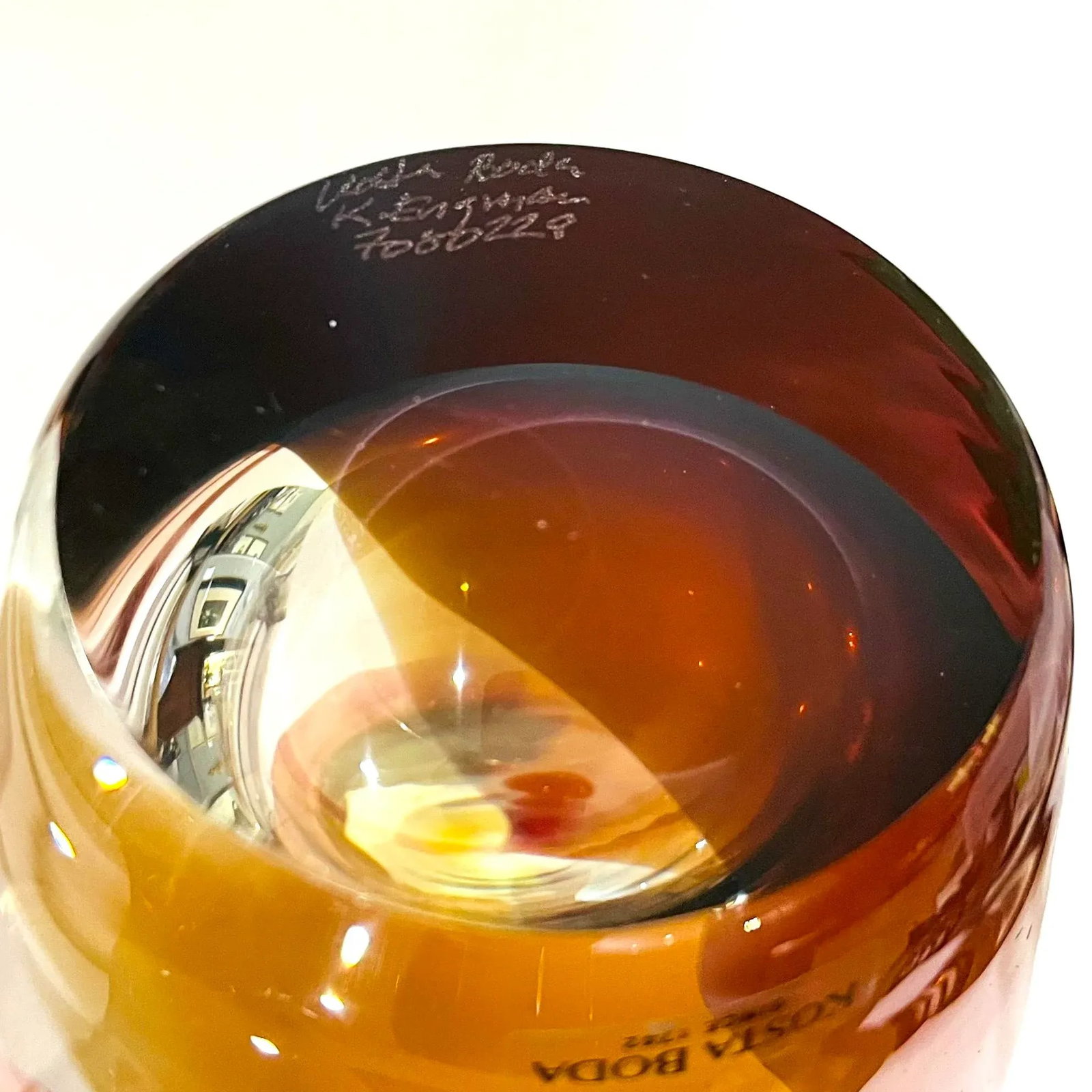 1990's Kosta Boda "Tobago" Vase by Kjell Engman - Signed - 11