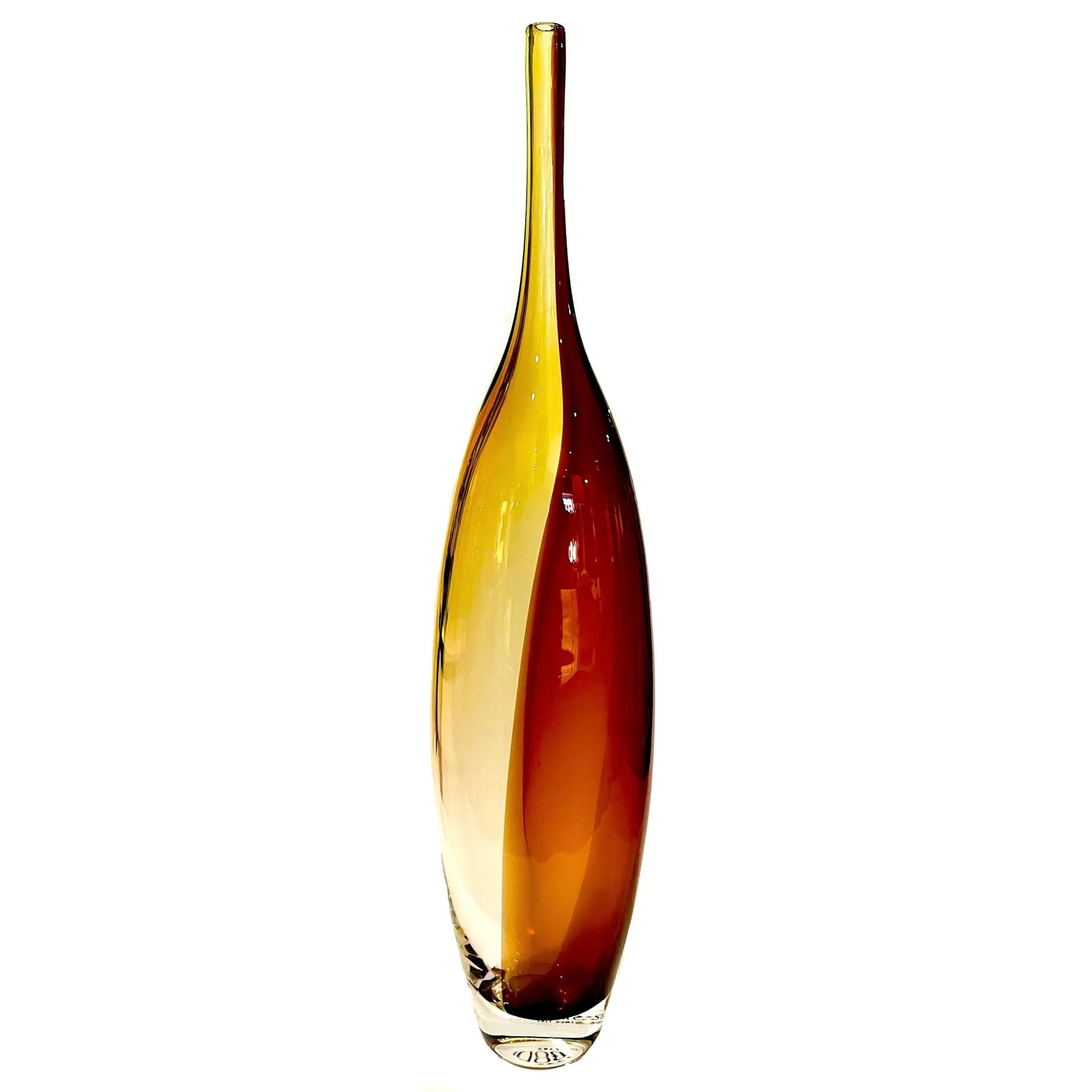 1990's Kosta Boda "Tobago" Vase by Kjell Engman - Signed - 5