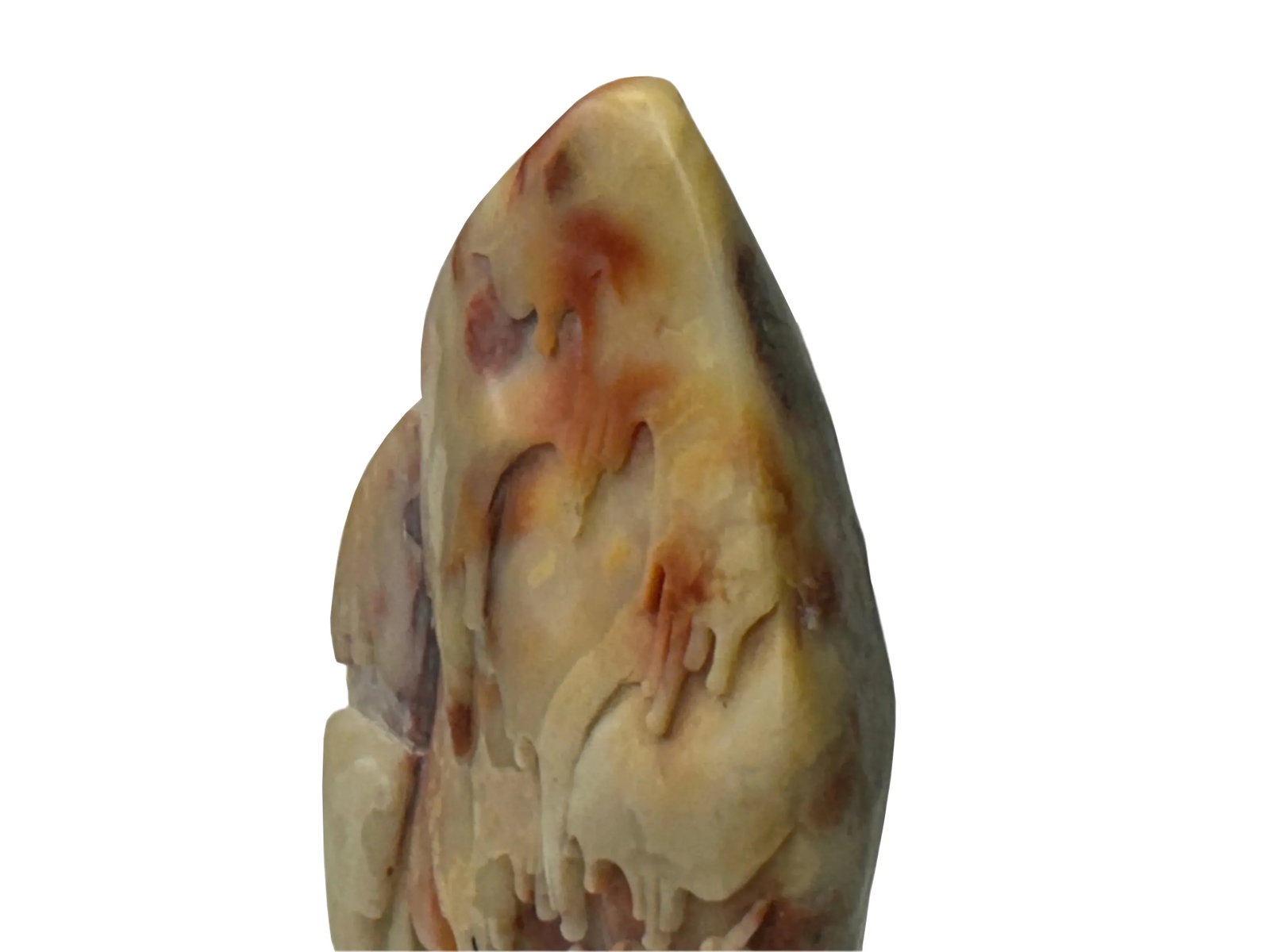 Chinese Shou Shan Stone Carved Tree Scenery Display Figure - 7