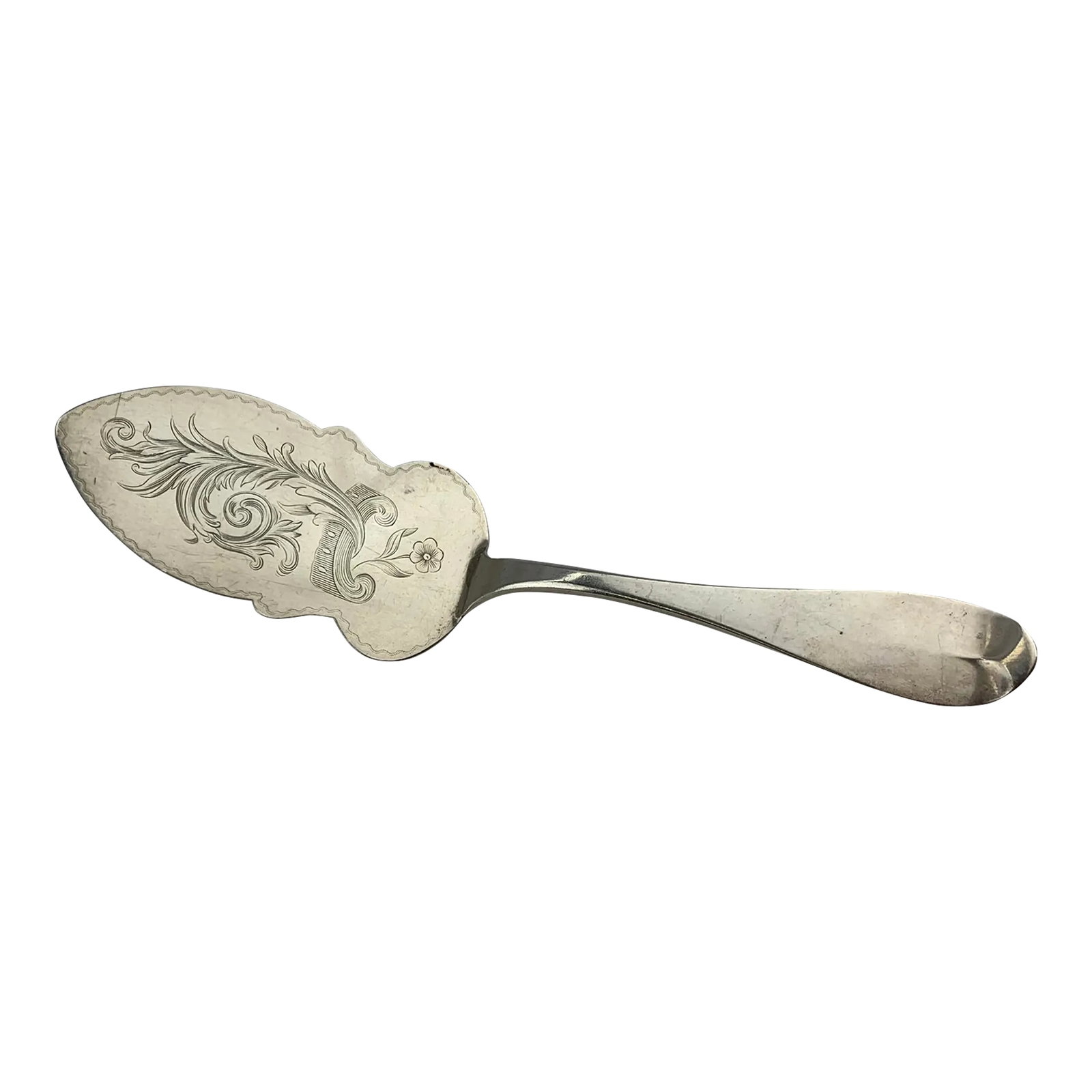 Mid 20th Century Silverplated Dessert Serving Spatula (1 of 5)