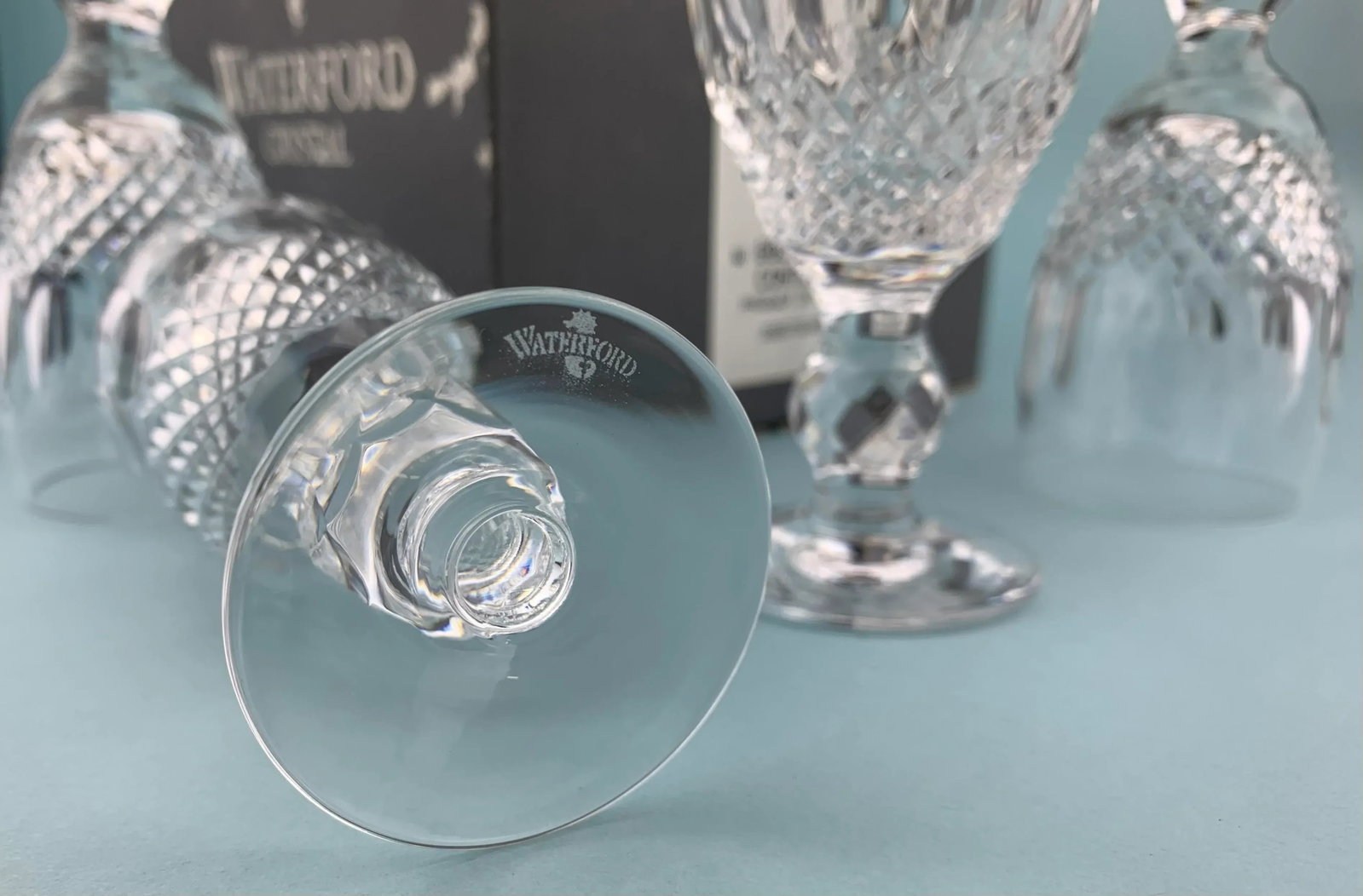 Vintage Waterford Colleen Sherry Glasses, Set of 4 - 3