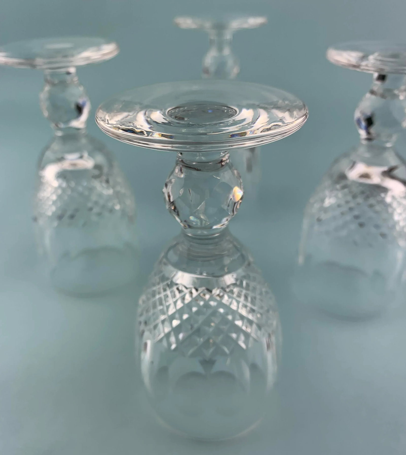 Vintage Waterford Colleen Sherry Glasses, Set of 4 - 5