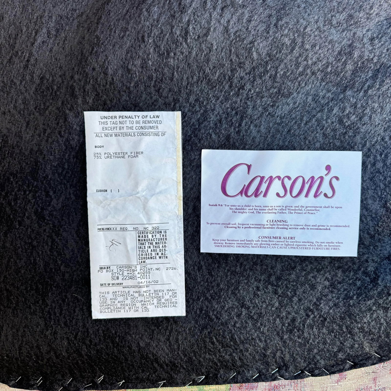 Postmodern Sculptural Abstract Fabric Lounge Chairs by Carson's - A Pair - 4