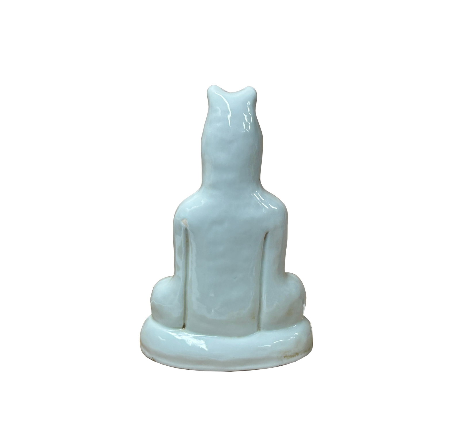 Dehua Blanc De Chine White GuanYin Bodhisattva Porcelain Statue - 5