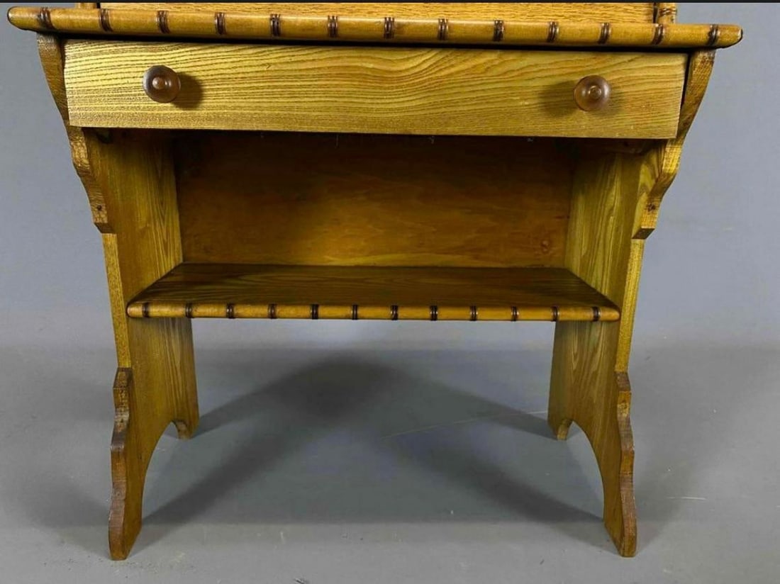 Antique 19th Century Aesthetic Movement English Faux Bamboo Child's Secretary Desk in the Style of - 5