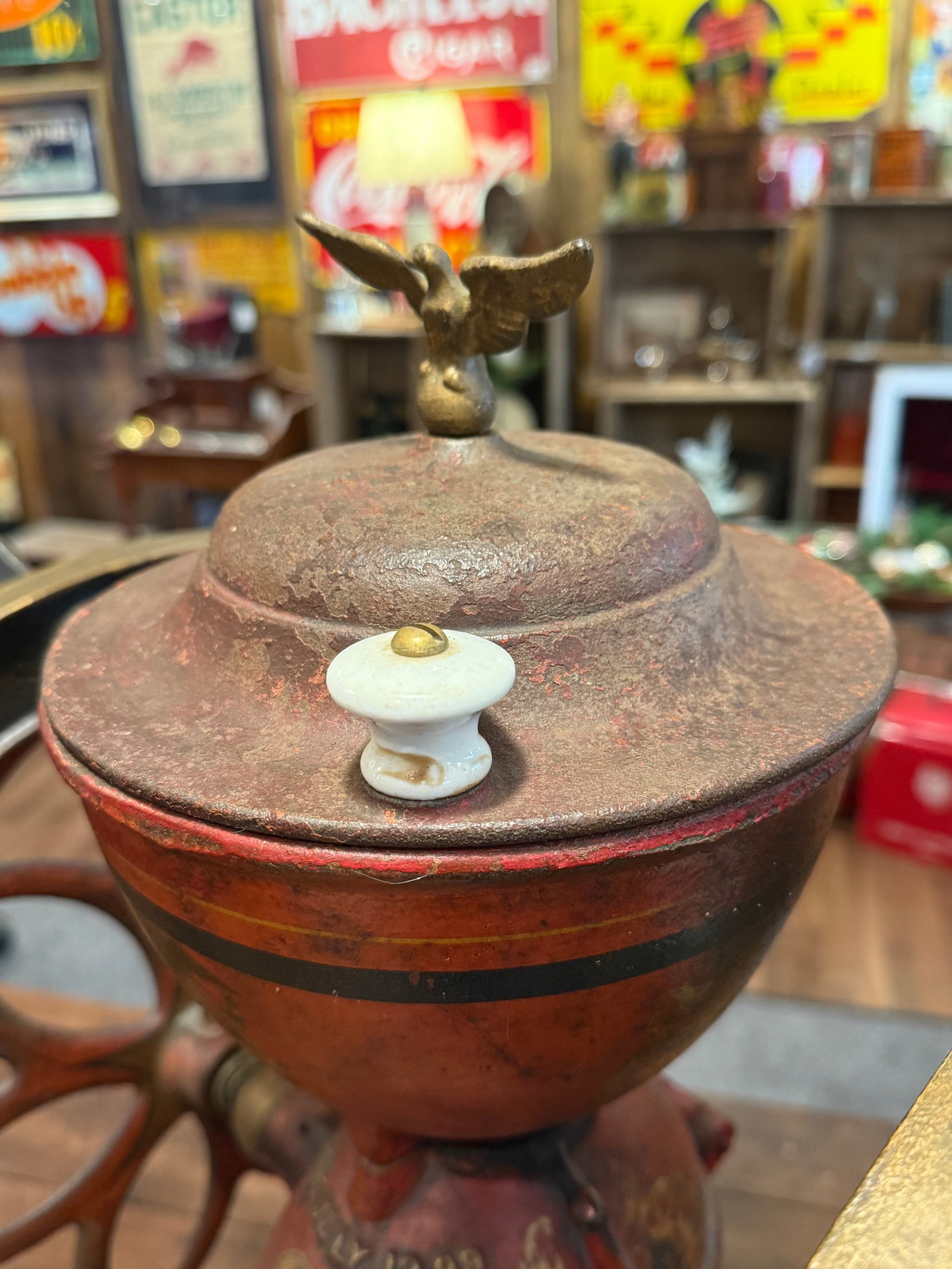 Antique Original Enterprise MFG Co. Cast Iron Coffee Grinder- Model No. 7 - 5