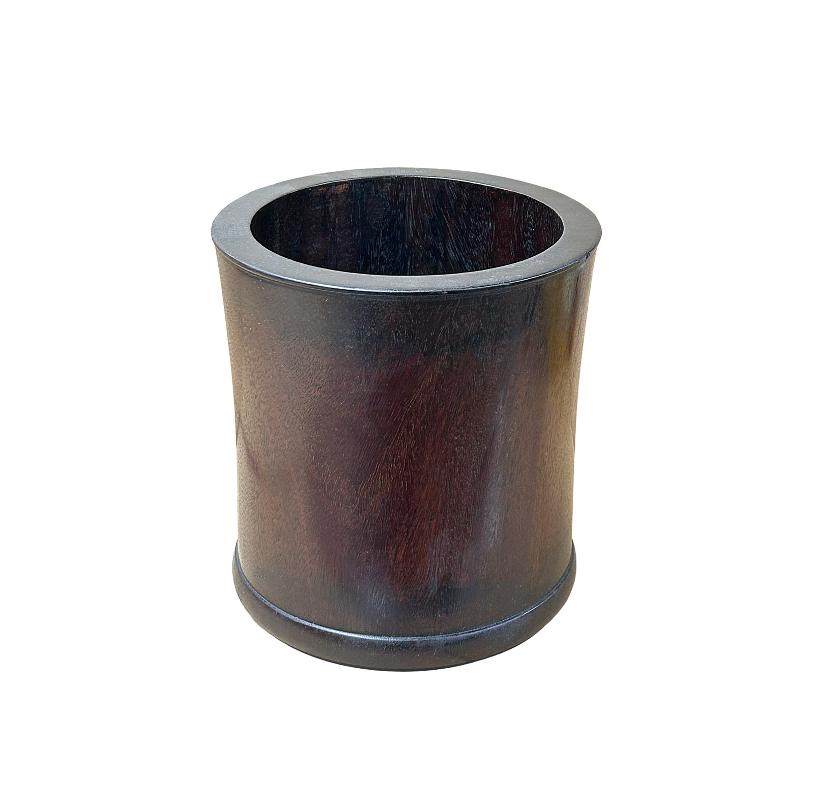 Chinese Rosewood Natural Patina Brush Pen Holder Art - 5