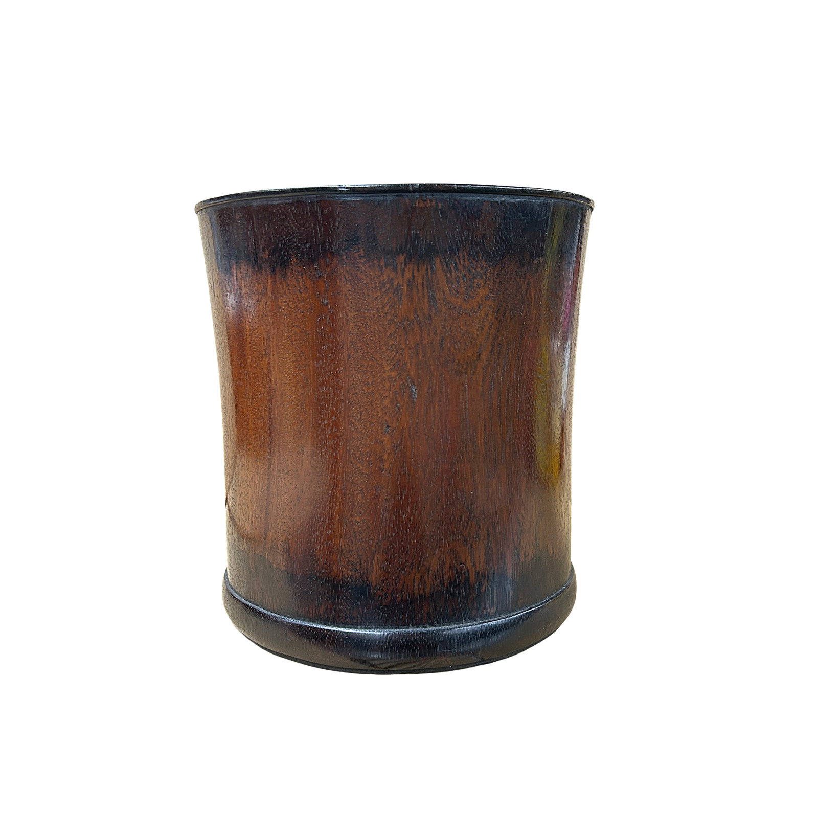 Chinese Rosewood Natural Patina Brush Pen Holder Art - 7
