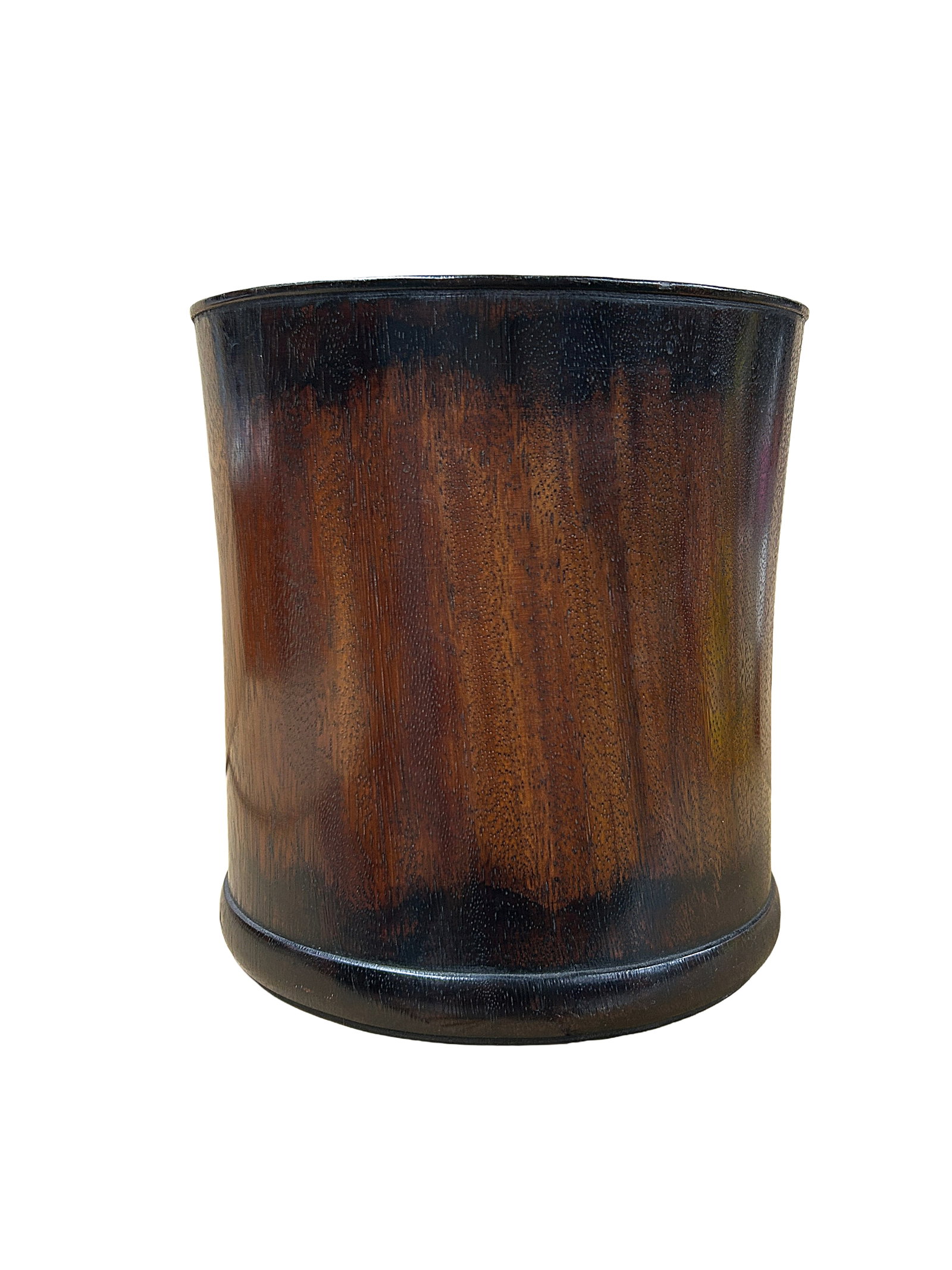 Chinese Rosewood Natural Patina Brush Pen Holder Art - 8