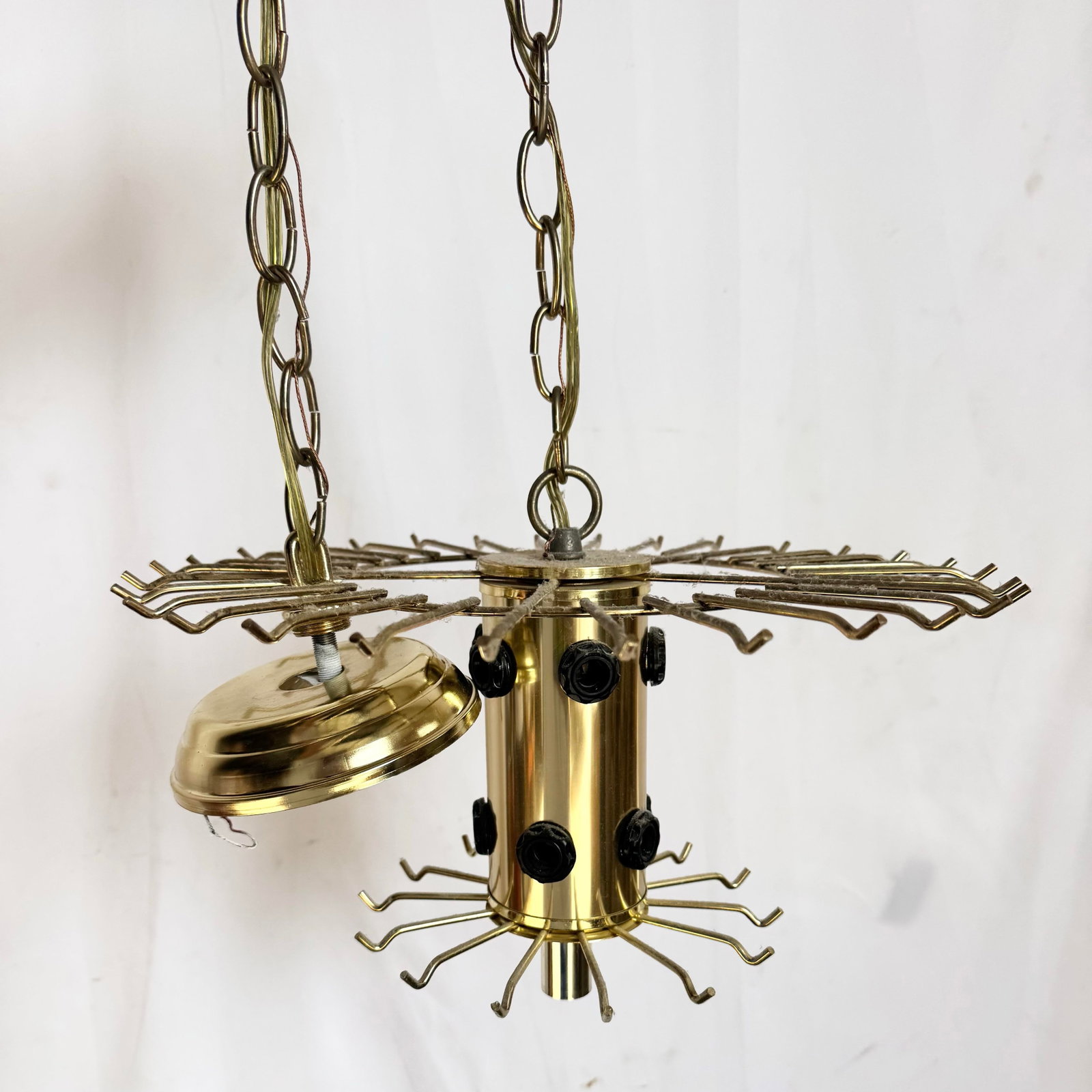 Art Deco Two Tear Lucite Chandelier - 5