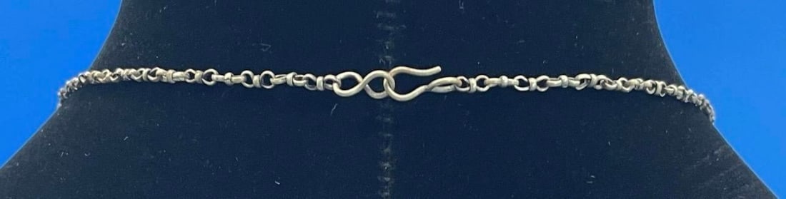 Antique Turkmen / Yemen Tribal Silver Keaf Necklace, Coral Accents. - 5