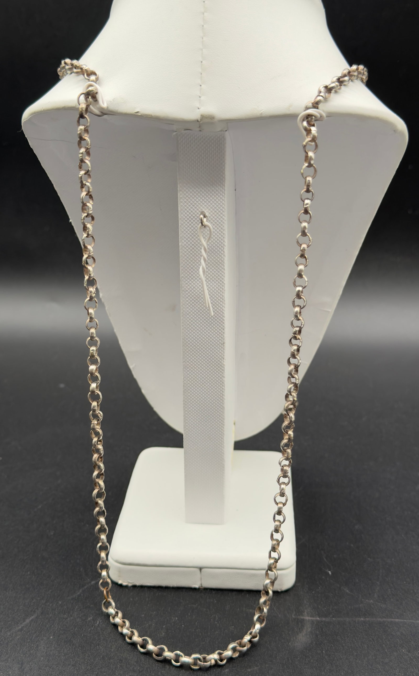 Vintage Chinese Silver Qilin Necklace - 5