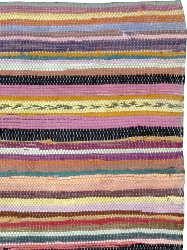 Galerie Shabab Collection Mid-20th Century American Rag Throw Rug - 2