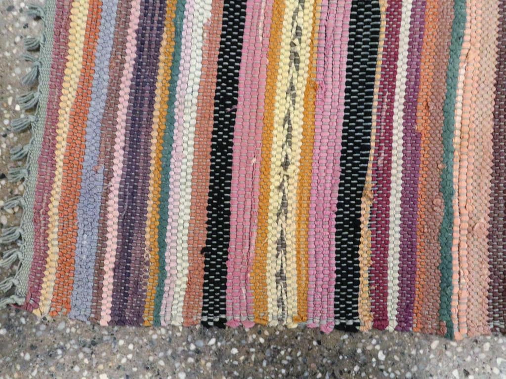 Galerie Shabab Collection Mid-20th Century American Rag Throw Rug - 6