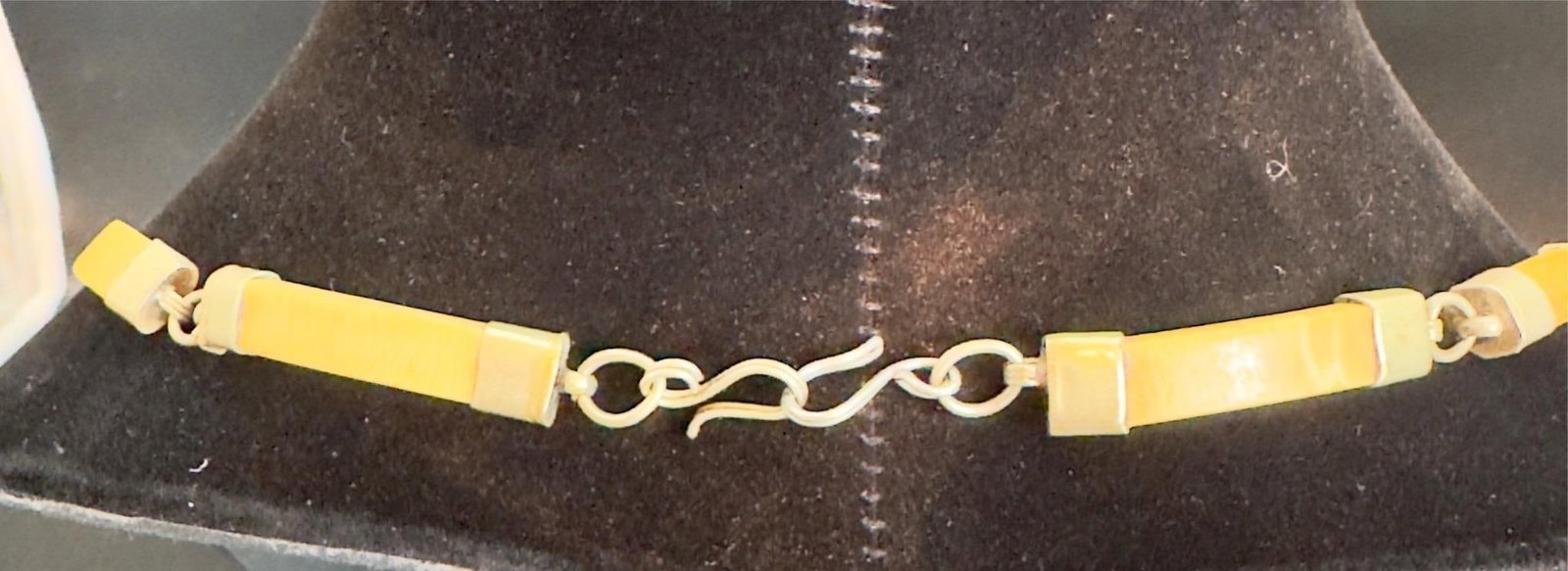 1960s African Wild Warthog Tusk Necklace - 5