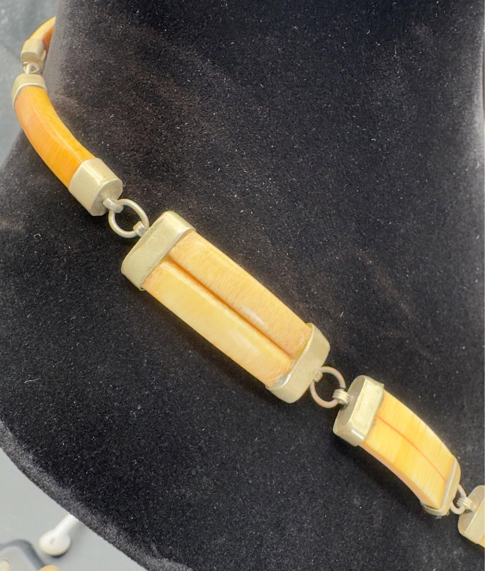 1960s African Wild Warthog Tusk Necklace - 9