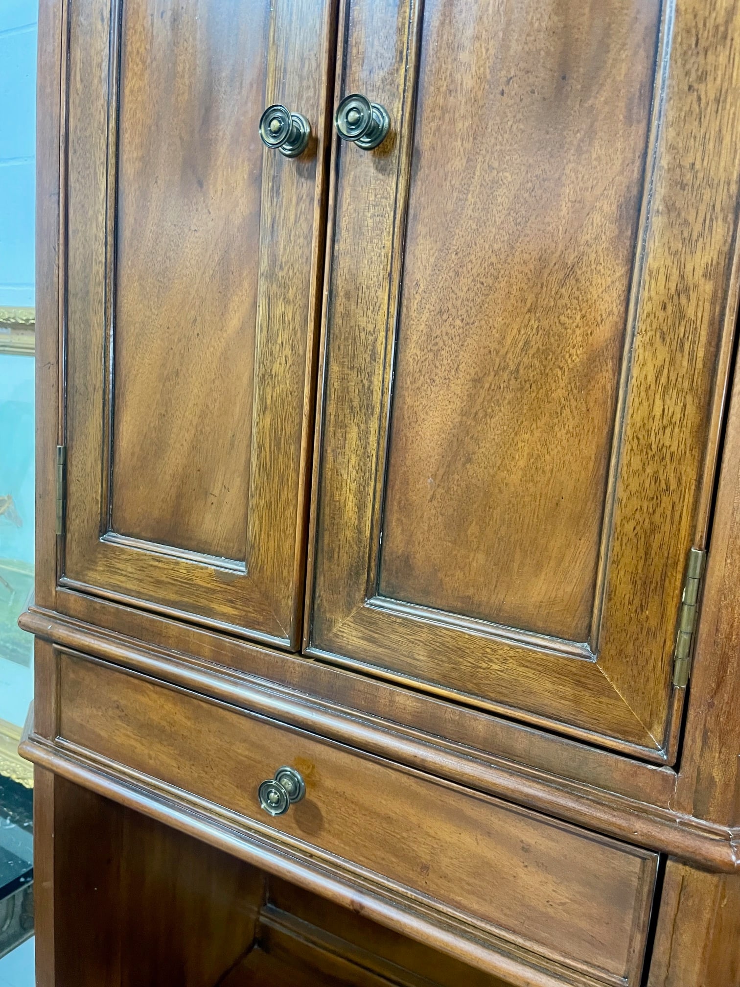 Mahogany Office Credenza - 14