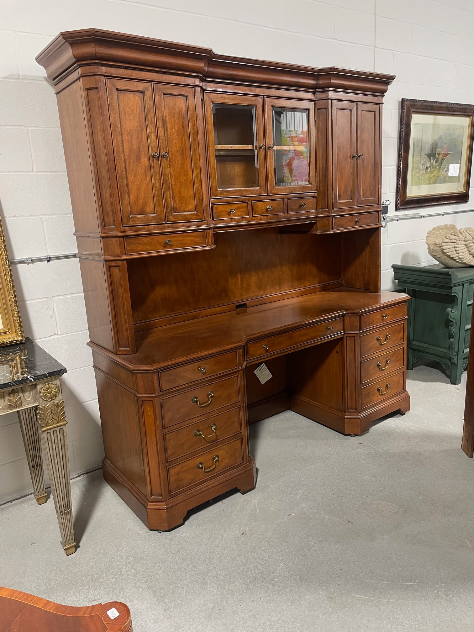 Mahogany Office Credenza - 3