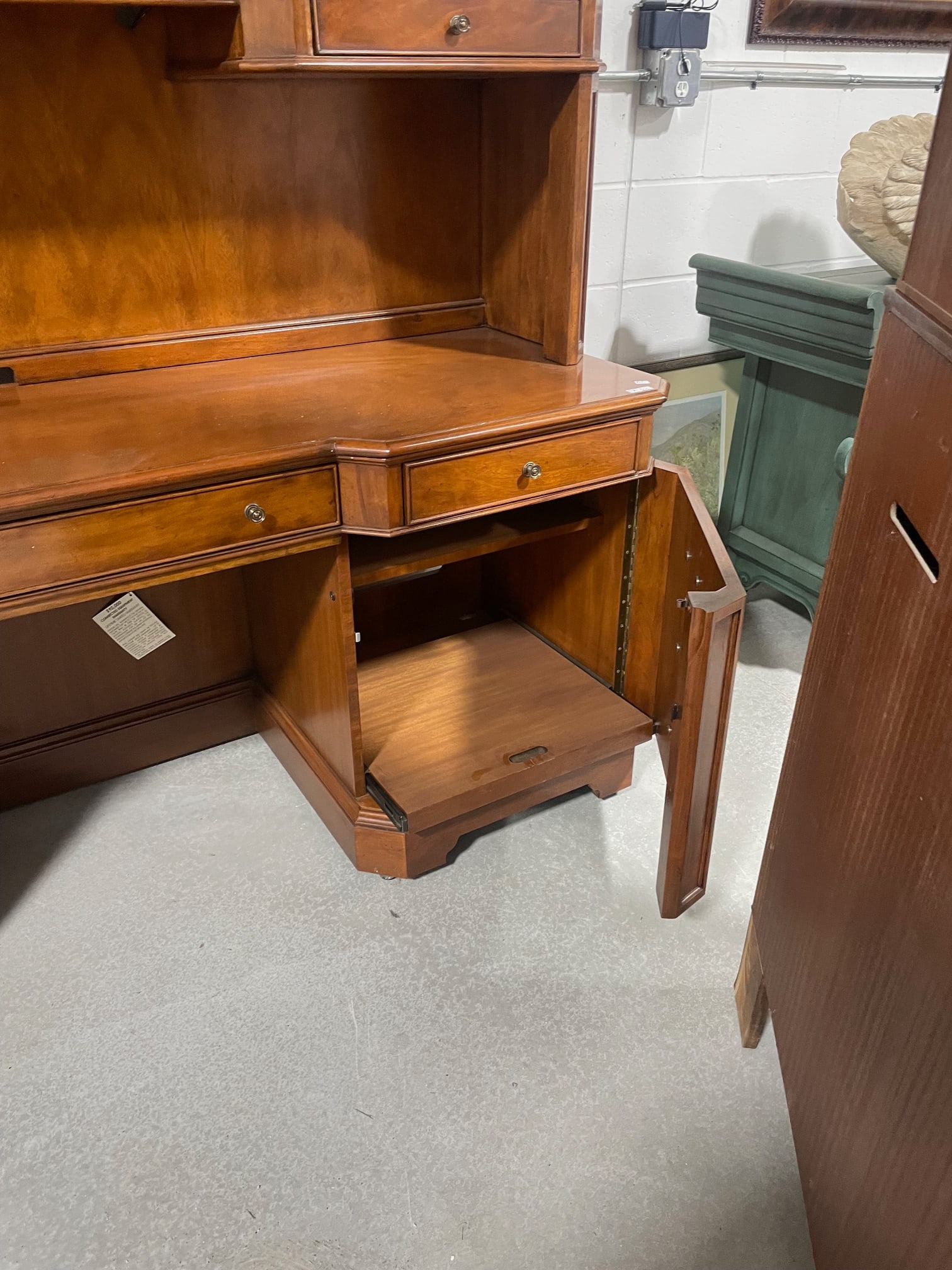 Mahogany Office Credenza - 5