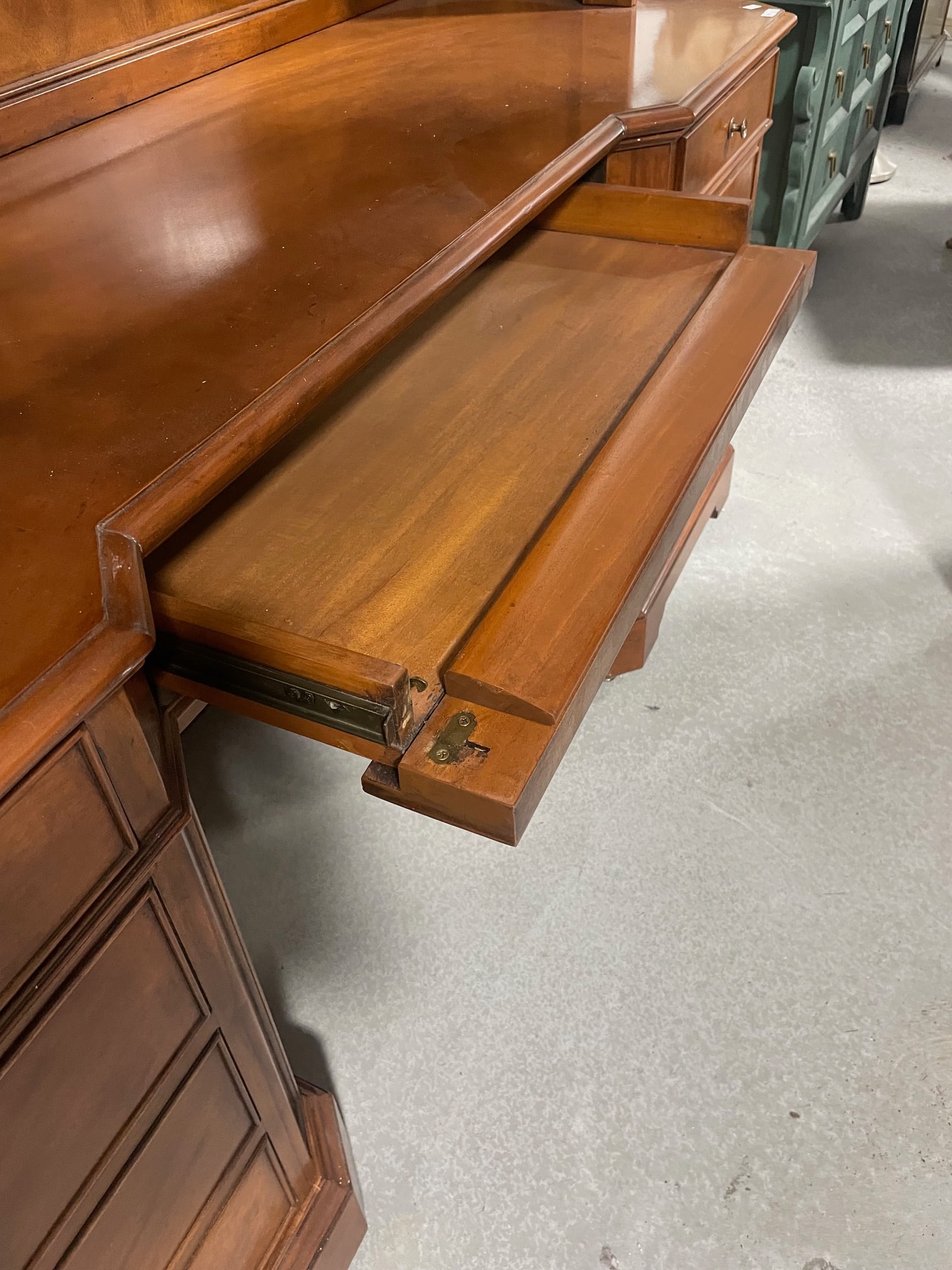 Mahogany Office Credenza - 6