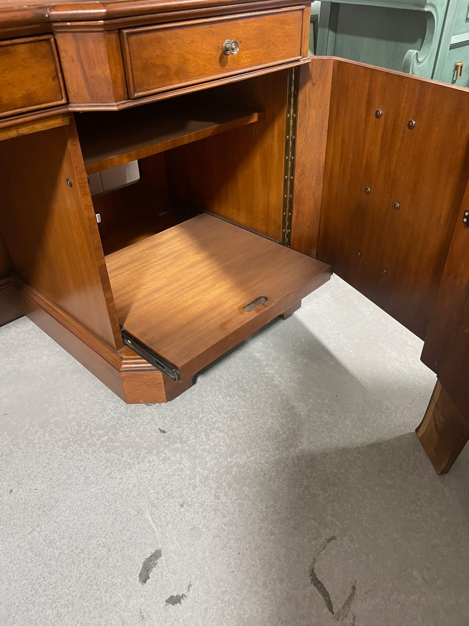 Mahogany Office Credenza - 9
