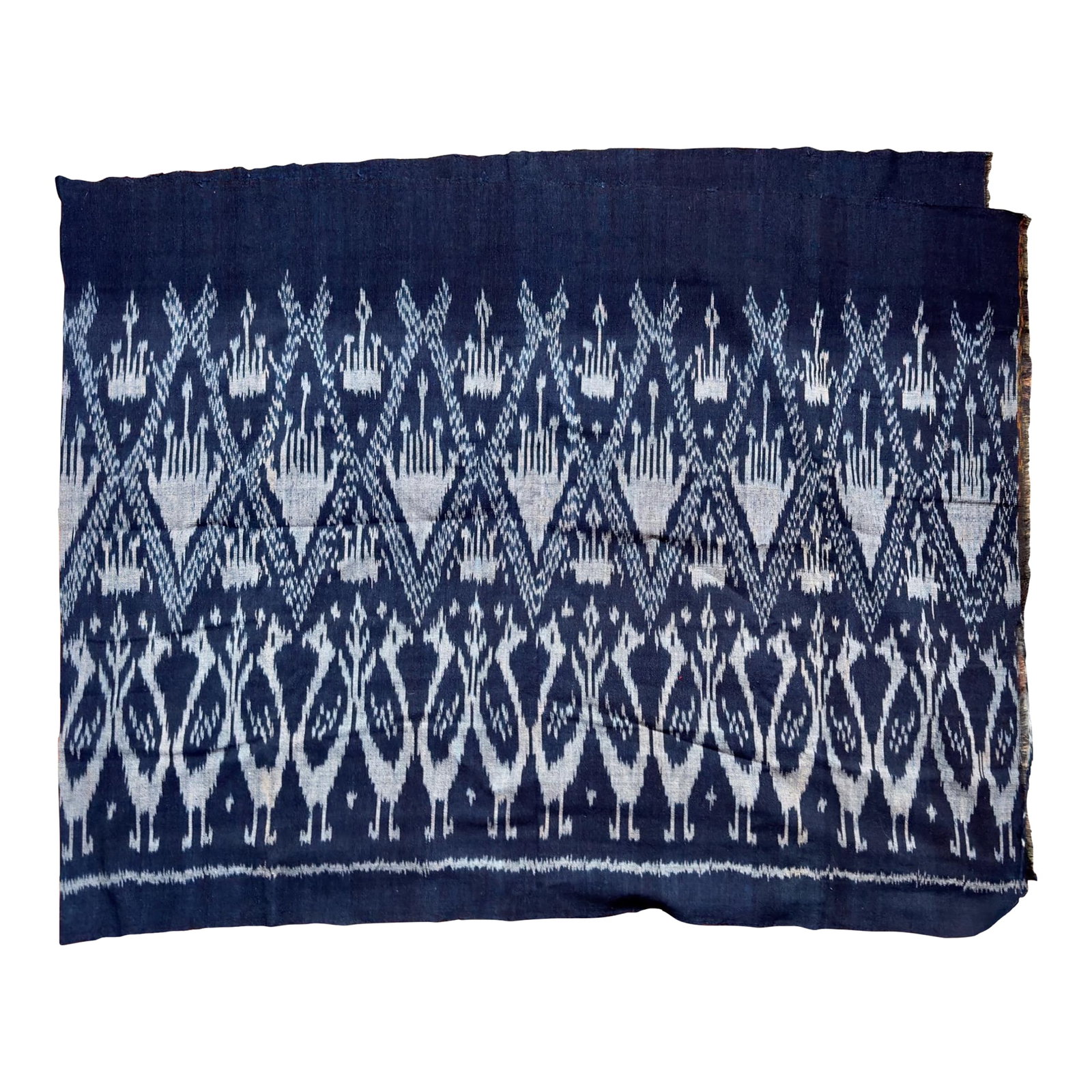 Sumba Island Indigo Indonesian Handwoven Ikat Textile (1 of 4)