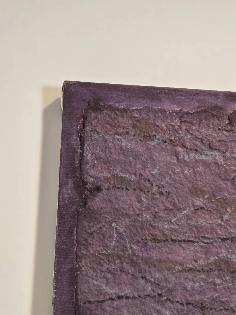 Jan Tips "Architectural Series #35" 1984 Mixed Media Abstract Diptych on Canvas - 6