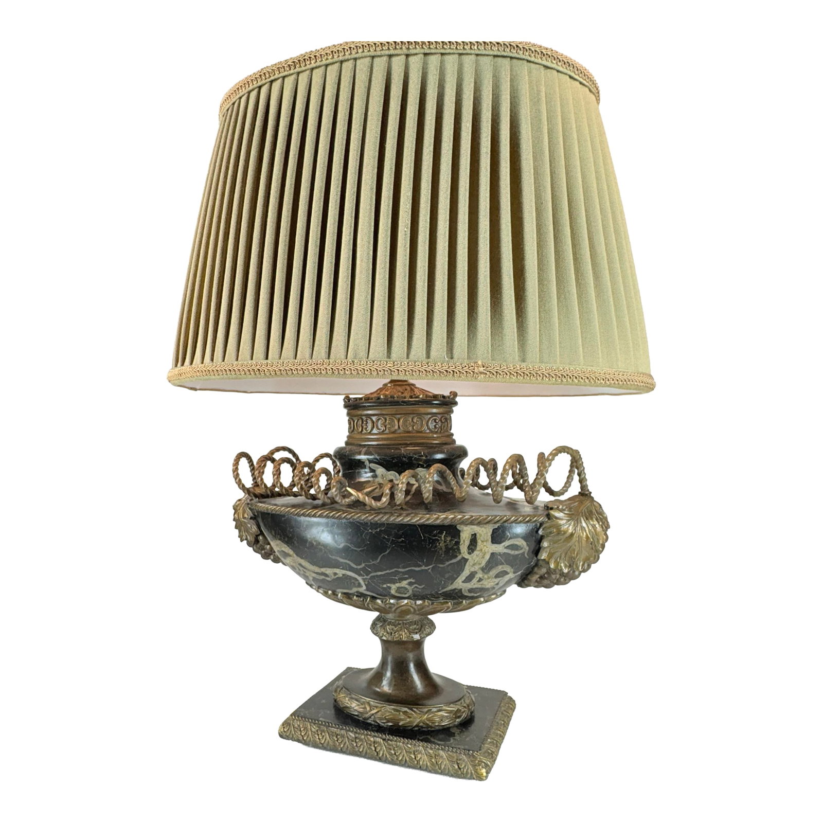 Lamp by Leeazanne for Lam Lee Group, 1990s Large Captivating Sculptural Urn With Vines: A large captivating Sculptural Table Lamp by: Leeazanne for Lam Lee Group, USA, circa 1990's. This three-dimensional masterpiece pays homage to the artistic style of combining whimsy and