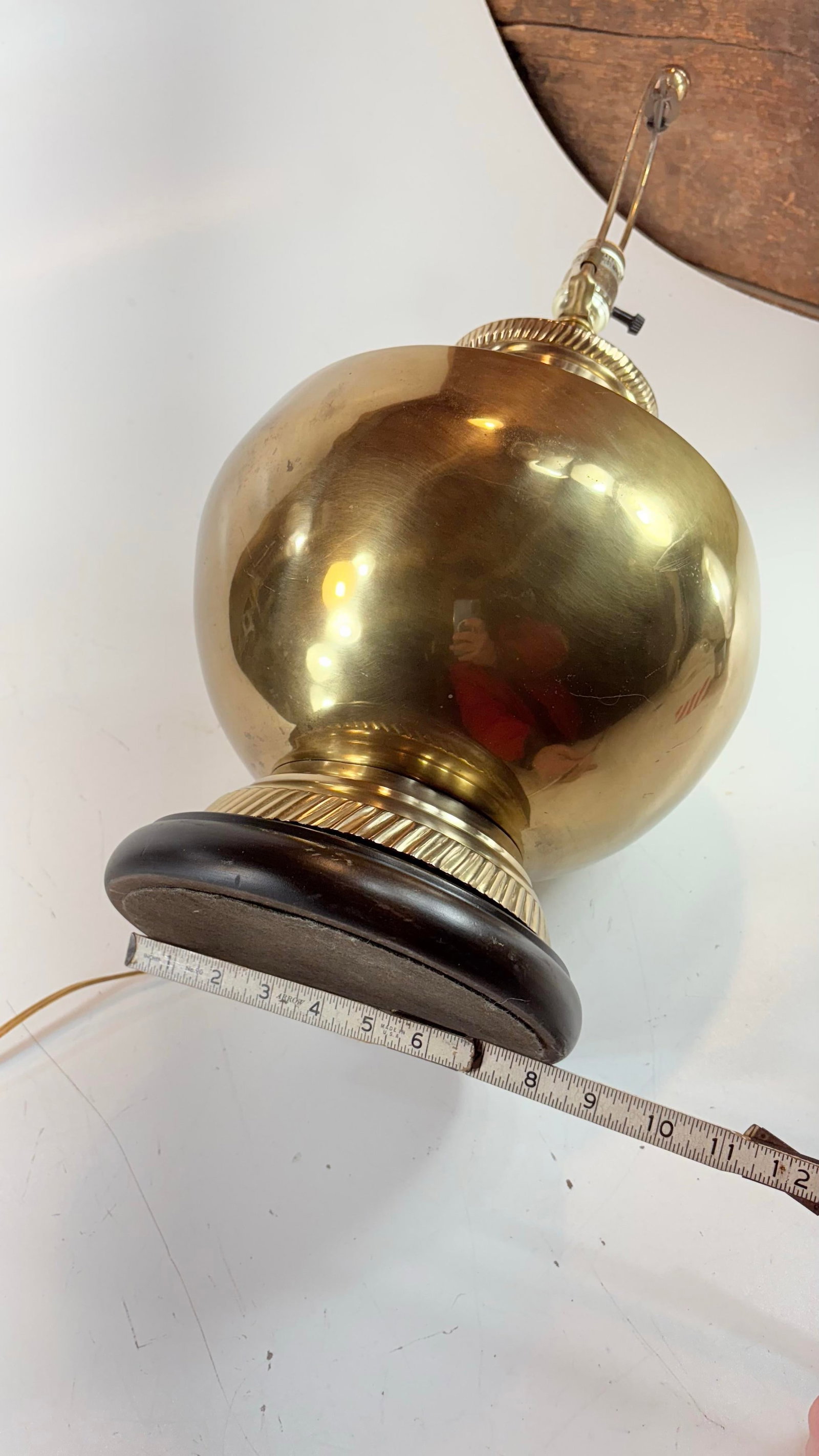 Mid 20th Century Fredrick Cooper Brass Lamp, Hollywood Regency, Midcentury Modern - 12