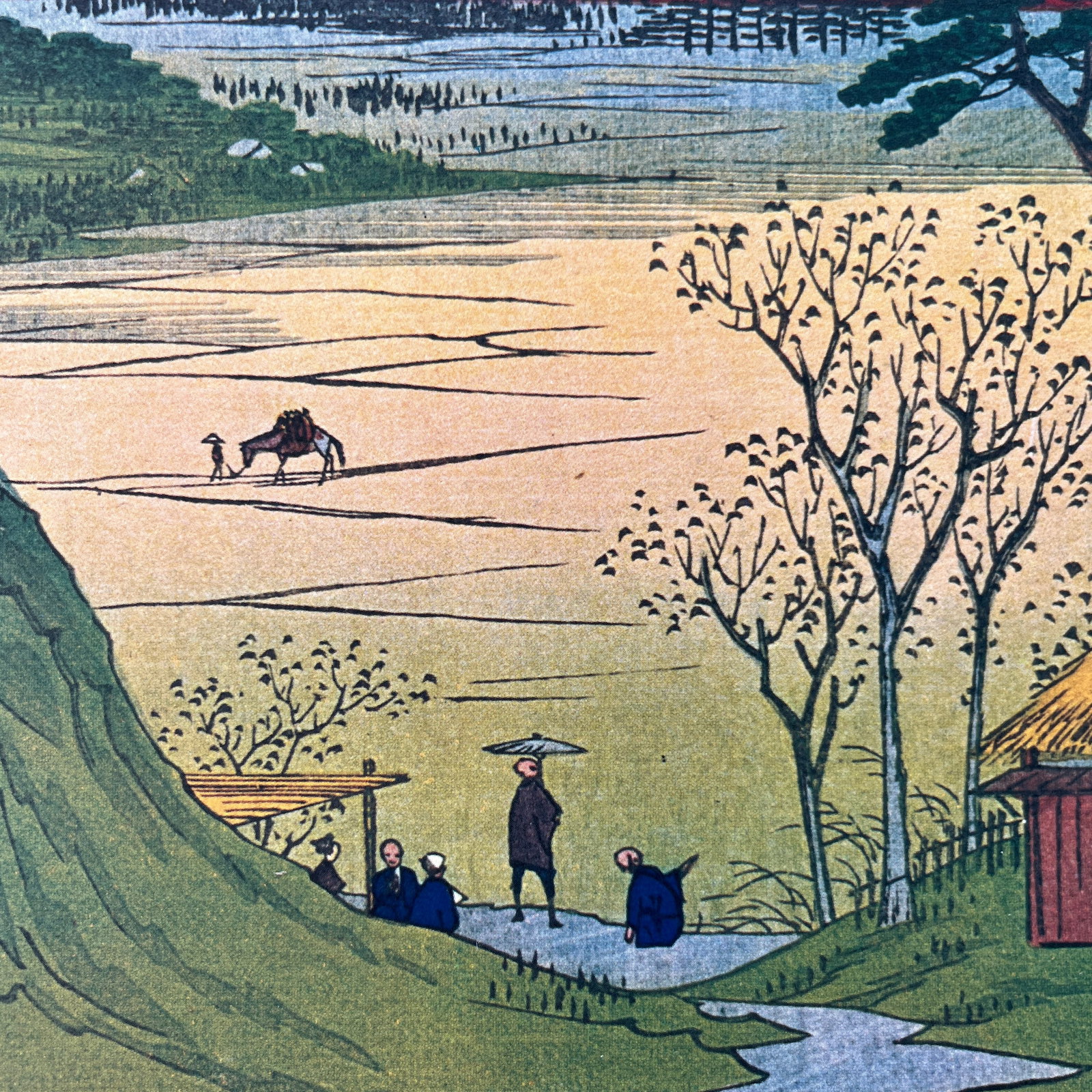 Hiroshige: Original Fuji, Meguro - High-Quality Woodblock Reproduction - 4