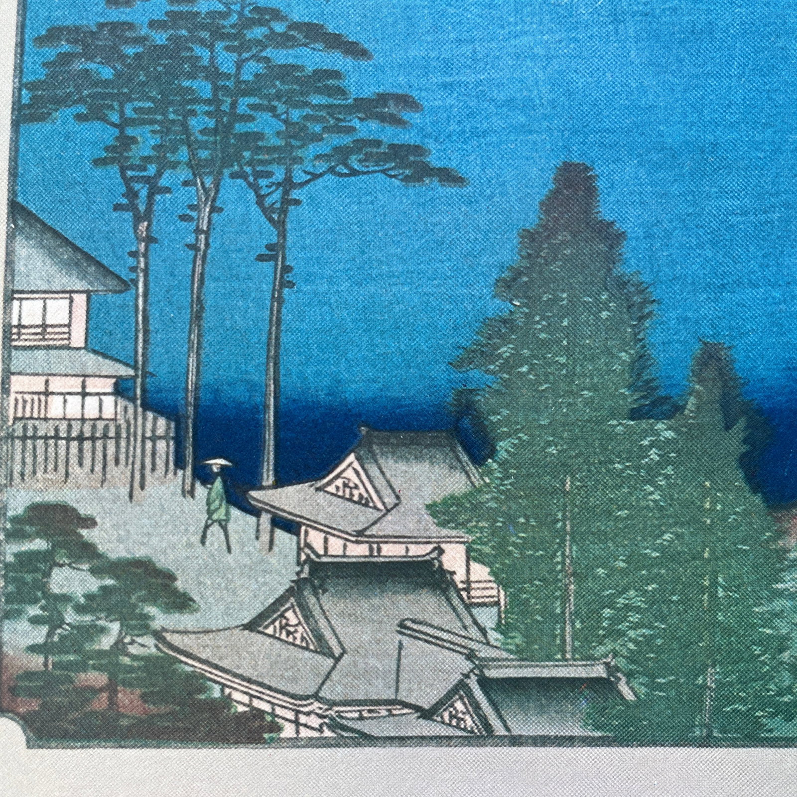 Mid 20th Century Hiroshige: New Year's Eve Foxfires at Oji - Woodblock Reproduction - 6