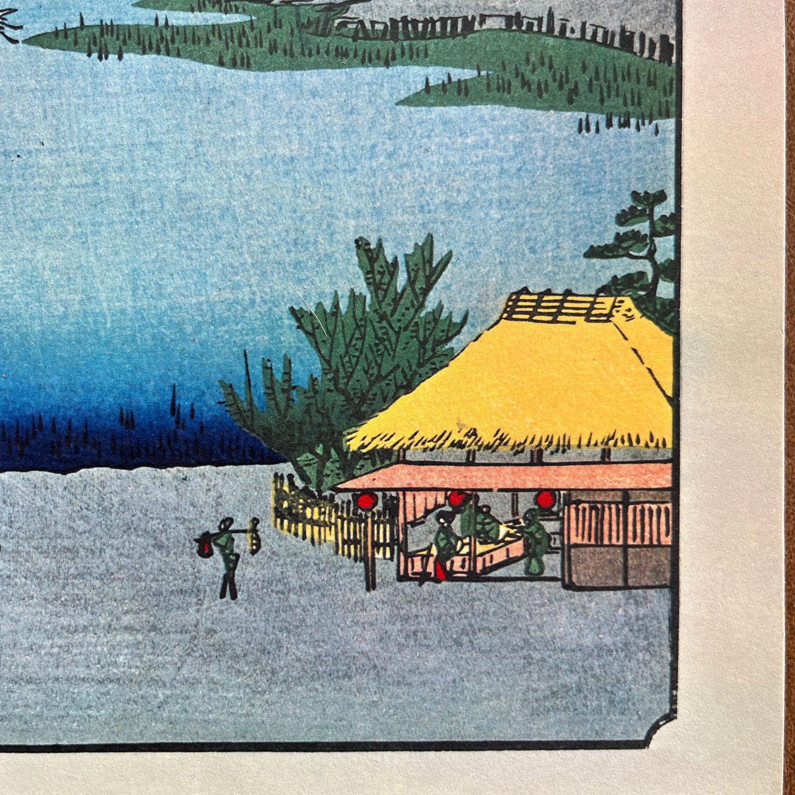 Hiroshige: Night View of Matsuchiyama & San'ya Canal - Woodblock Reproduction - 5