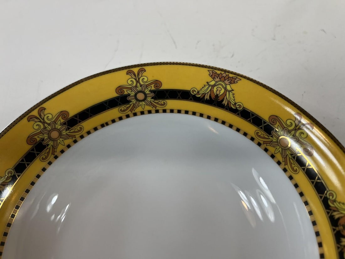 Late 20th Century Serving Bowl "Barocco" Italian Versace Design Rutherford Porcelain - 3