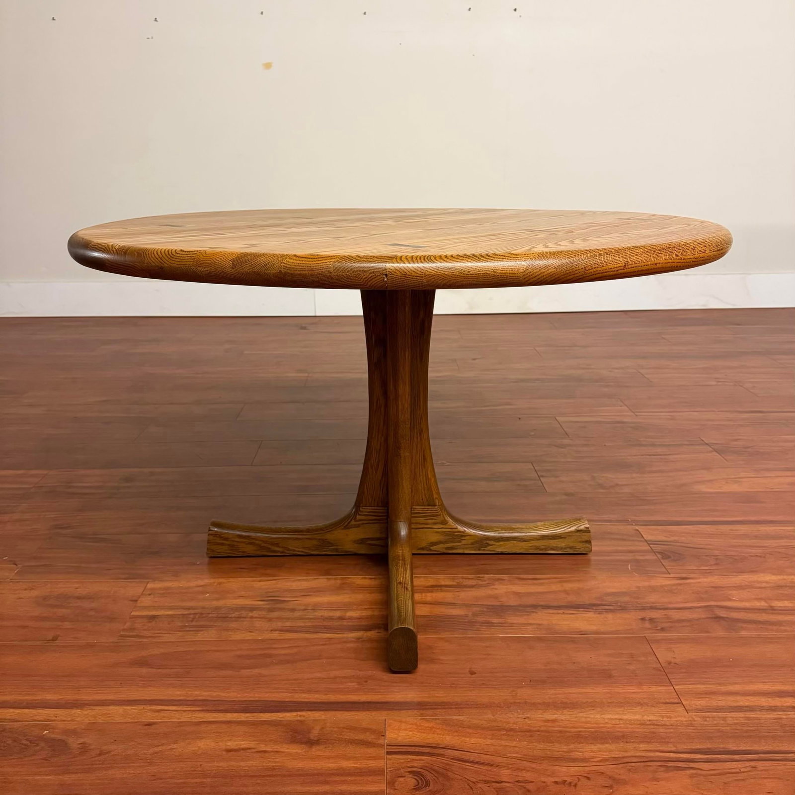 Connant Ball Solid Oak Round Dining / Game Table - 2