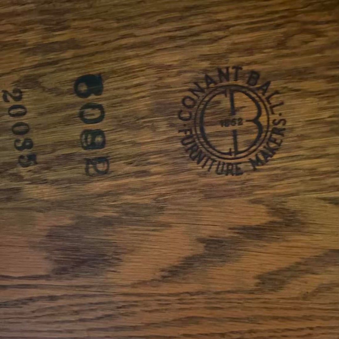 Connant Ball Solid Oak Round Dining / Game Table - 7