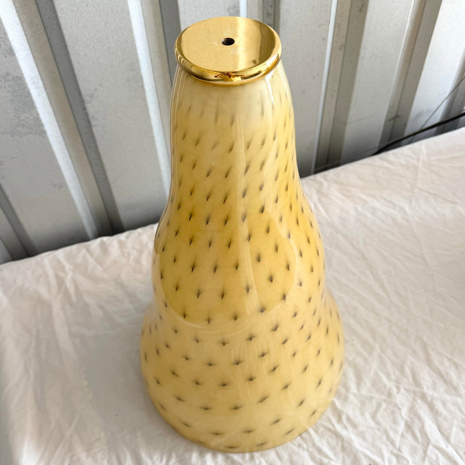 Vintage Italian Glass Pendant Lamp Shade by Toso & Massari for Leucos - 2