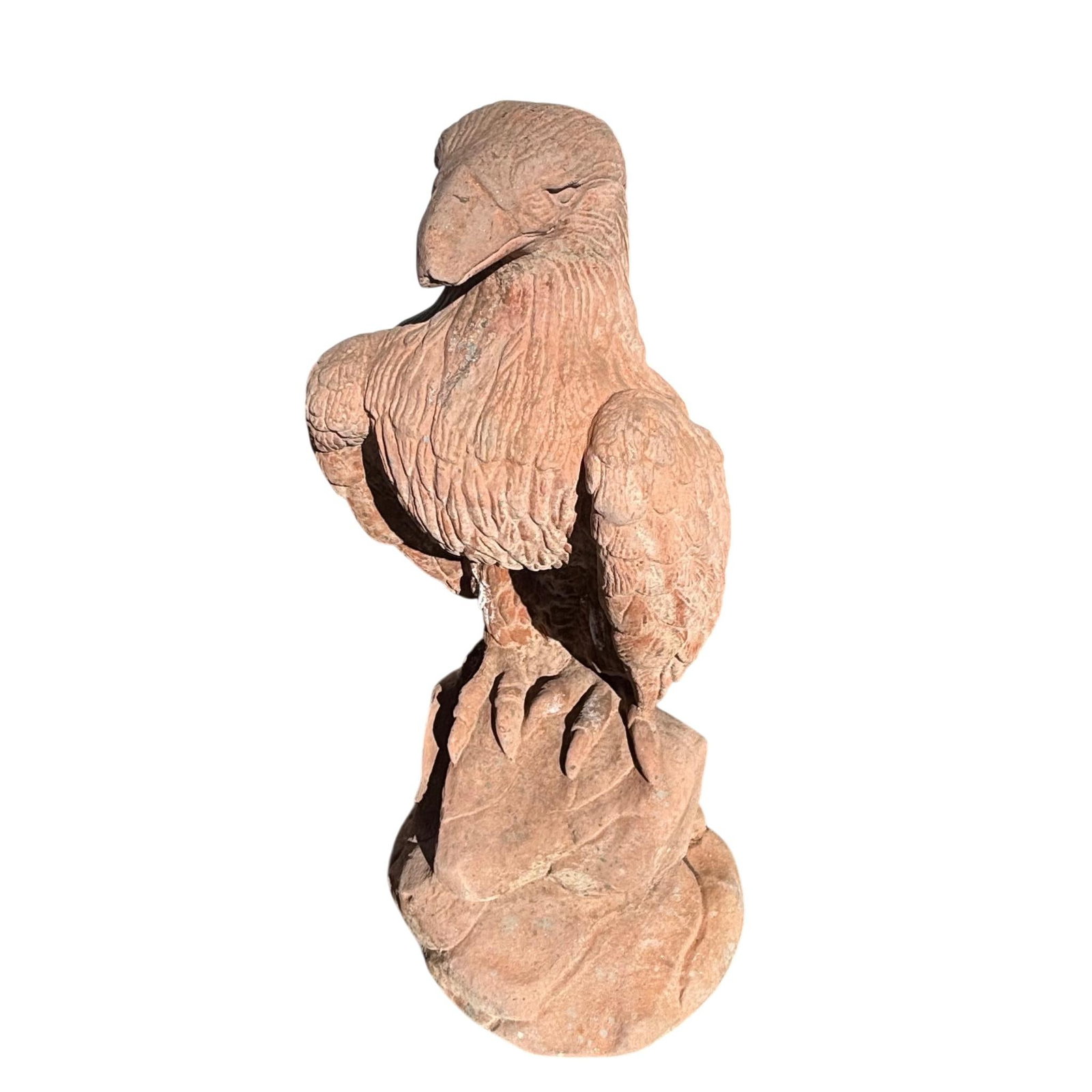 Tall Terracotta Eagle Garden Statue - 10