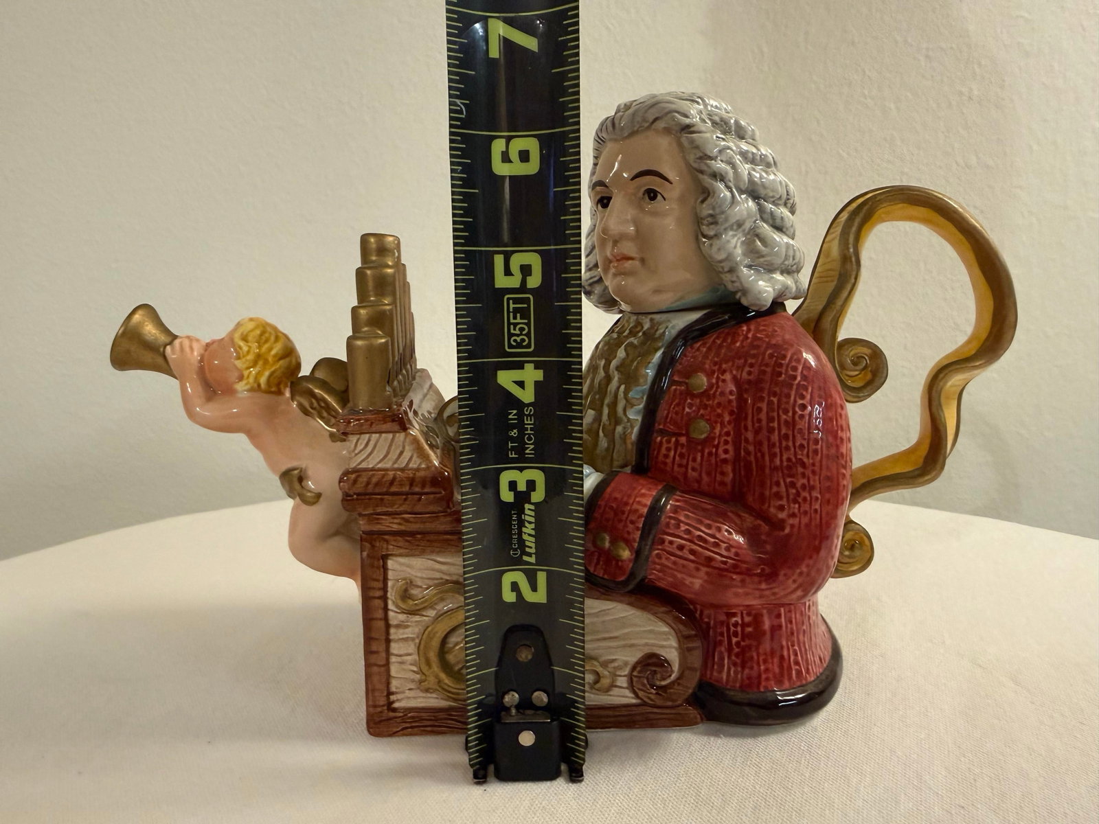 1990s Fitz and Floyd Johann Sebastian Bach Character Teapot - 10