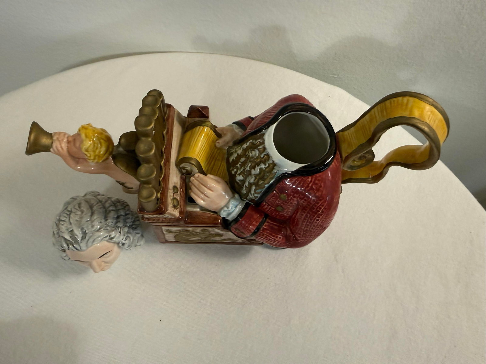 1990s Fitz and Floyd Johann Sebastian Bach Character Teapot - 11