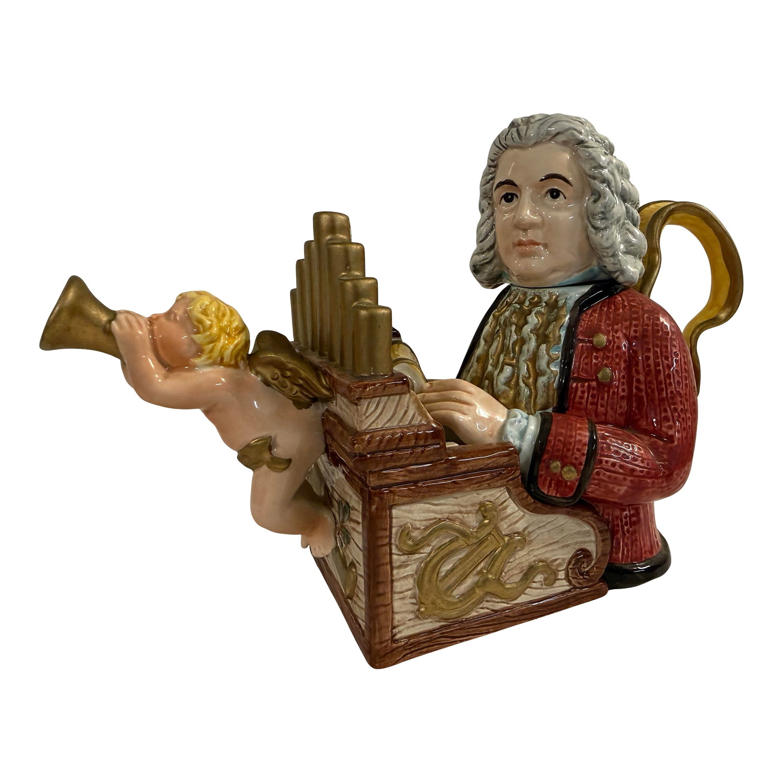 1990s Fitz and Floyd Johann Sebastian Bach Character Teapot (1 of 12)