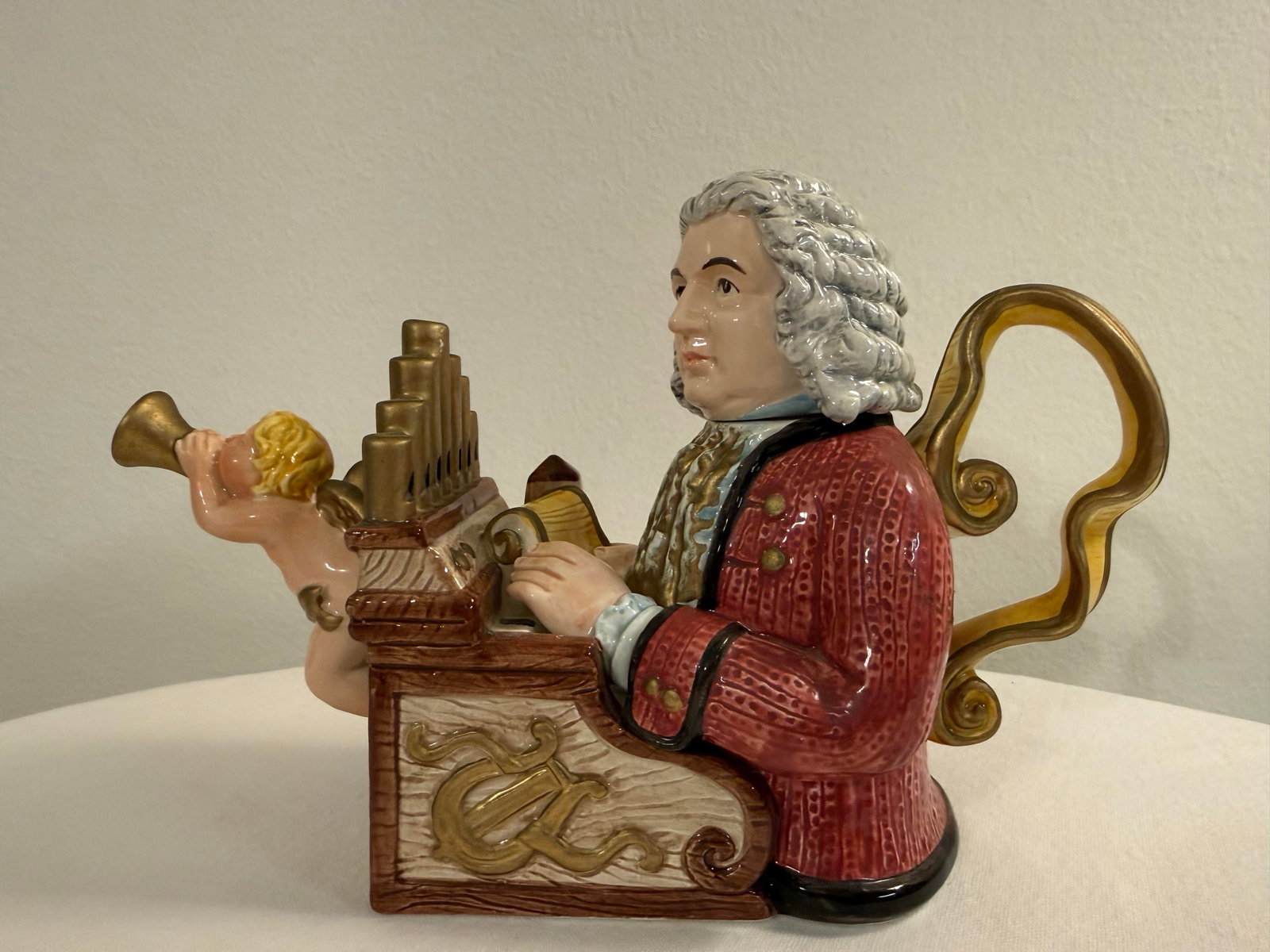 1990s Fitz and Floyd Johann Sebastian Bach Character Teapot - 2