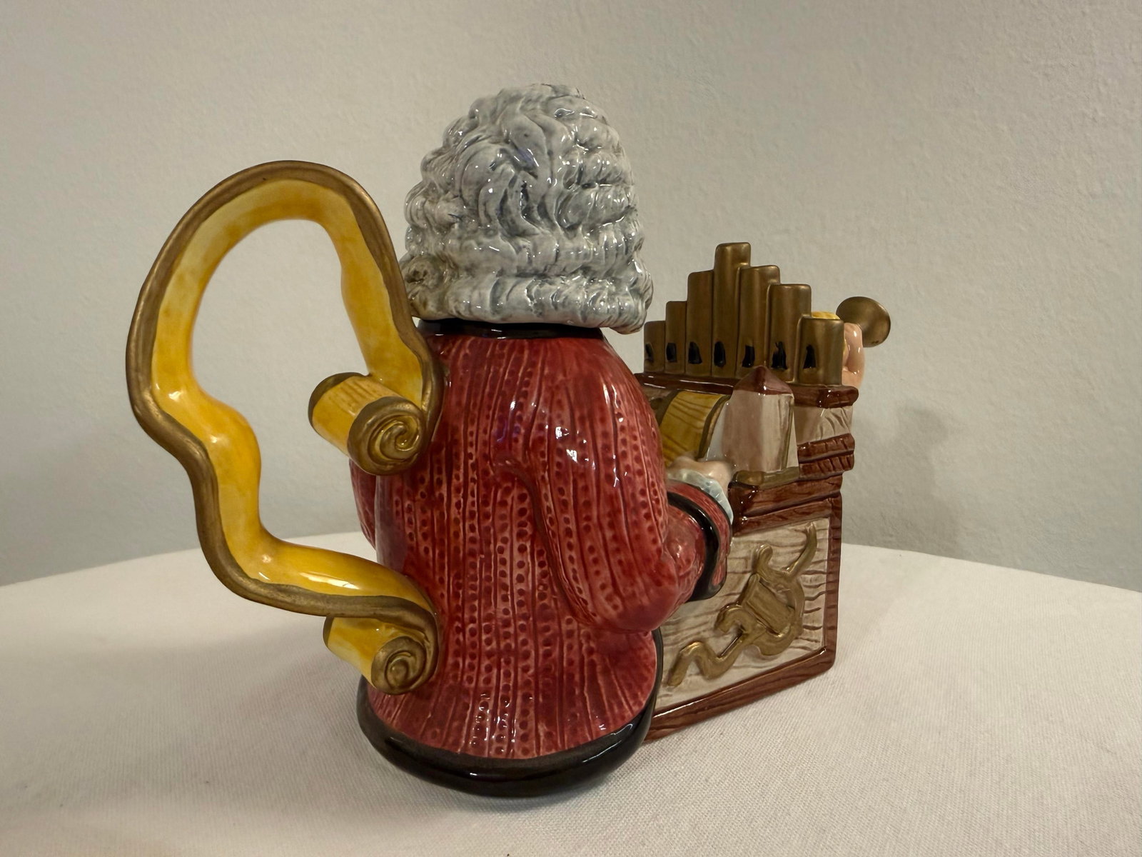 1990s Fitz and Floyd Johann Sebastian Bach Character Teapot - 6