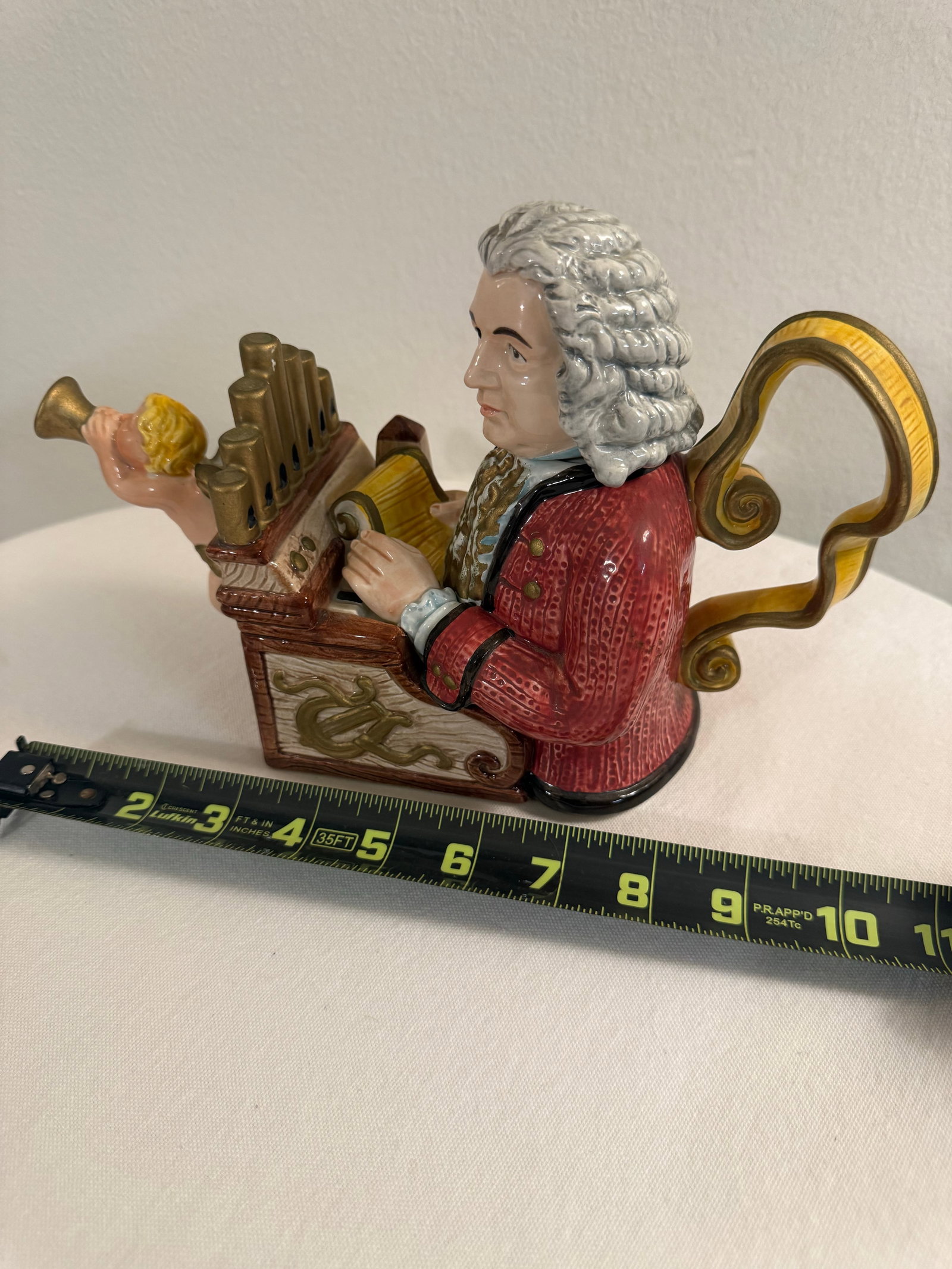 1990s Fitz and Floyd Johann Sebastian Bach Character Teapot - 8