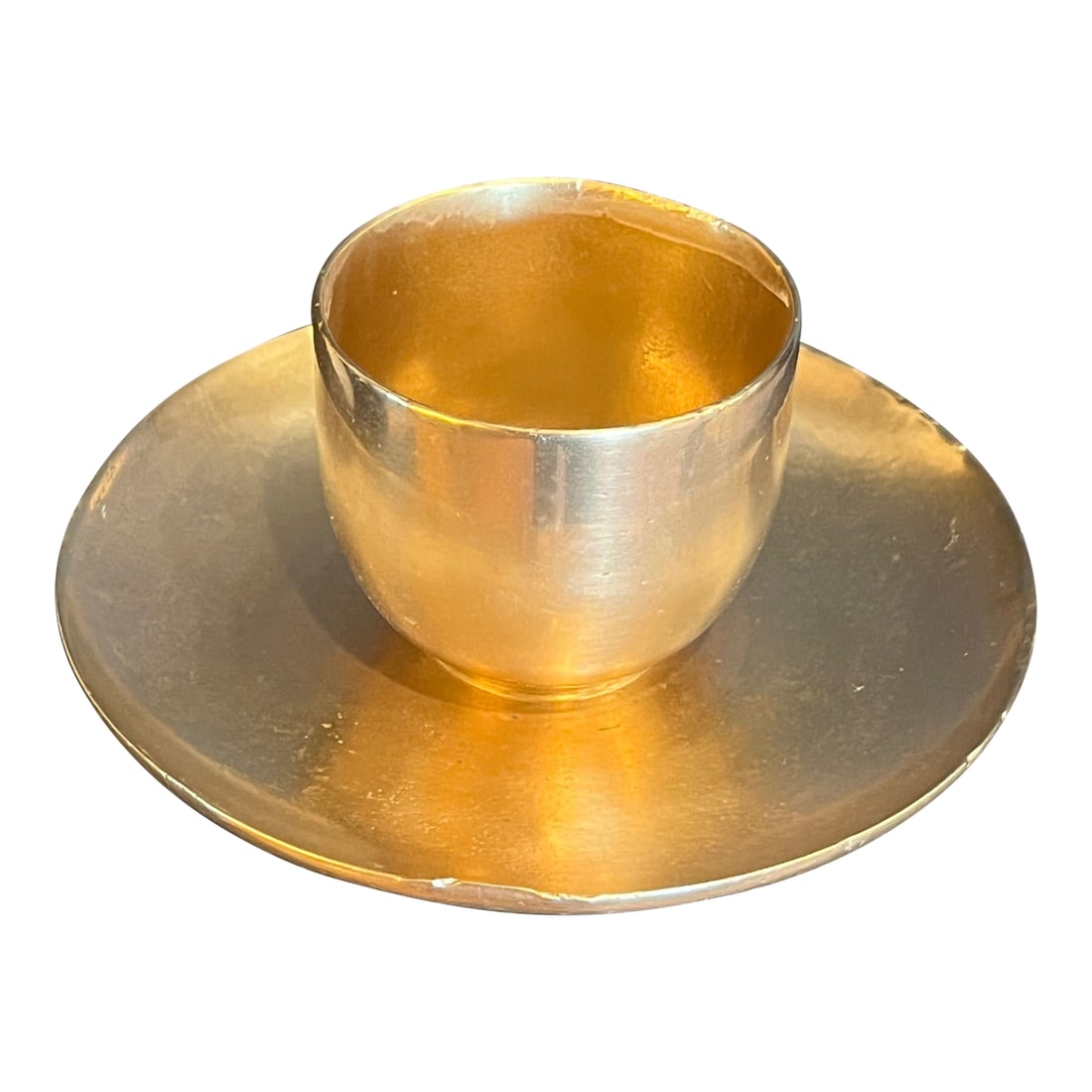 Antique Bronze, Gilt Bronze, Altar Set, Tibetan, Buddhist, Hand Forged, Heavy Metal (1 of 7)