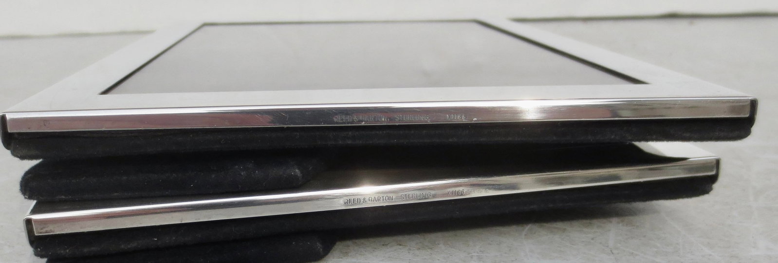 Reed and Barton Sterling Silver Photo Frames- A Pair of 2 (6 X 8) - 5
