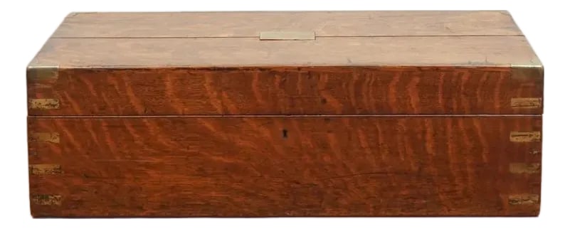 Antique Oak Storage Box (1 of 6)