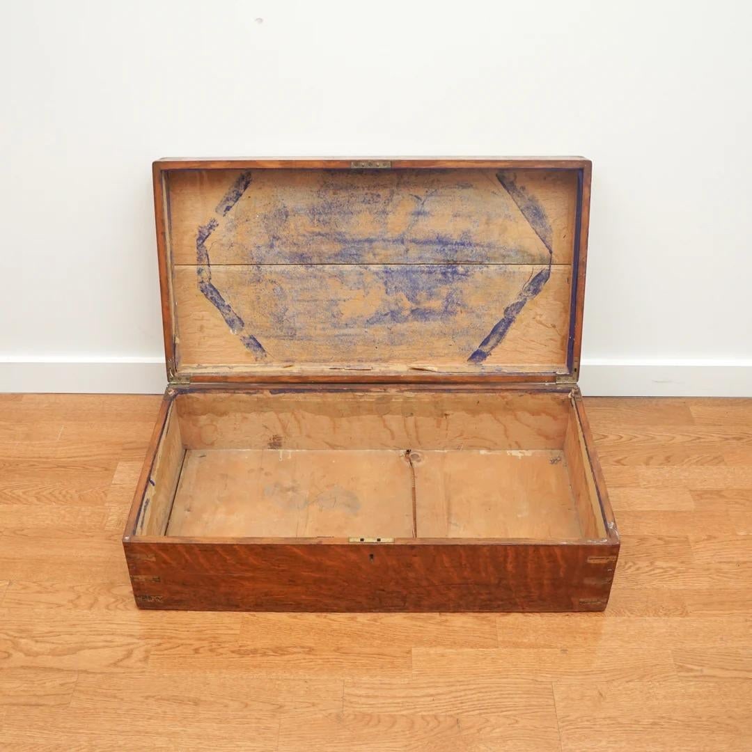 Antique Oak Storage Box - 6