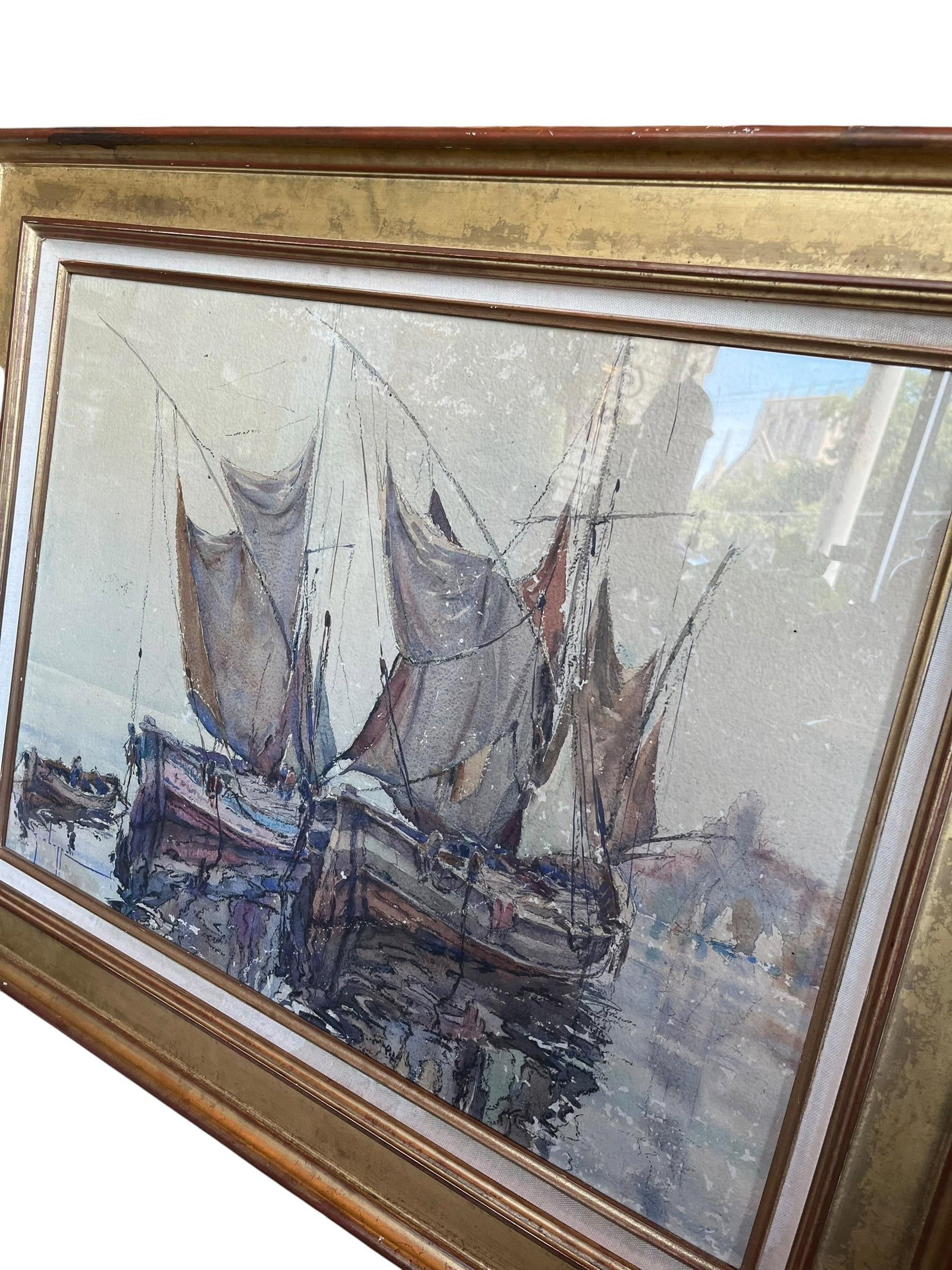 Large French Watercolor - 5