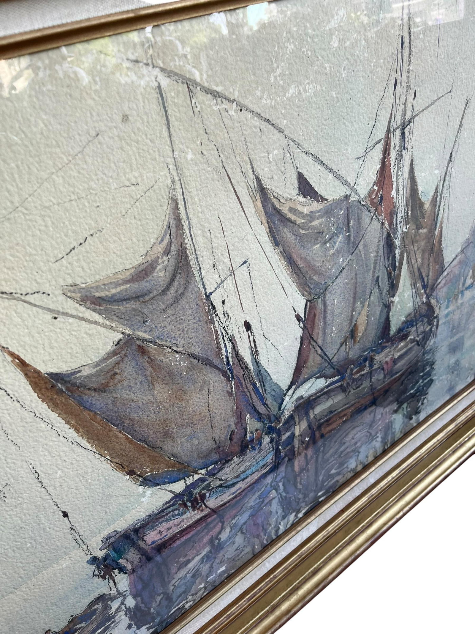 Large French Watercolor - 6